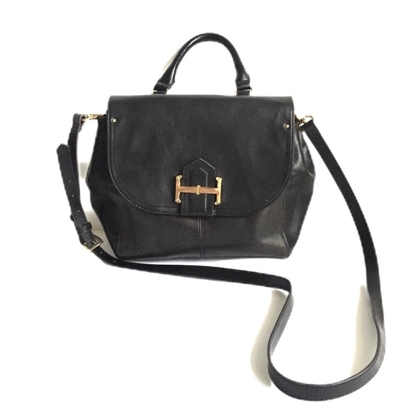 Tignanello Handbags - Tignanello Black Leather Purse Equestrian Satchel